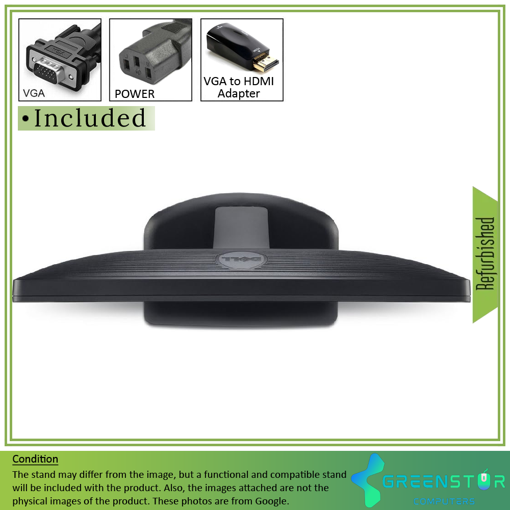  Refurbished(Good) - Dell E1913 19" Widescreen 1440x900 HD LED Backlight LCD TN Monitor